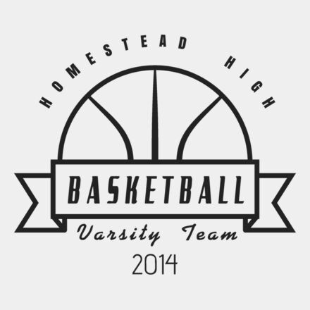 Basketball Template DNT001 BW Thumbnail