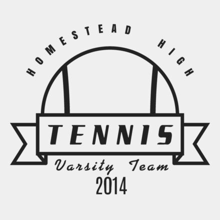 Tennis Template DNT001 BW Thumbnail