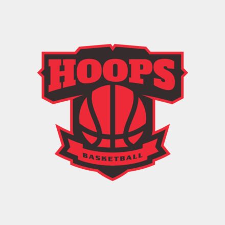 Hoops Basketball logo template  Thumbnail