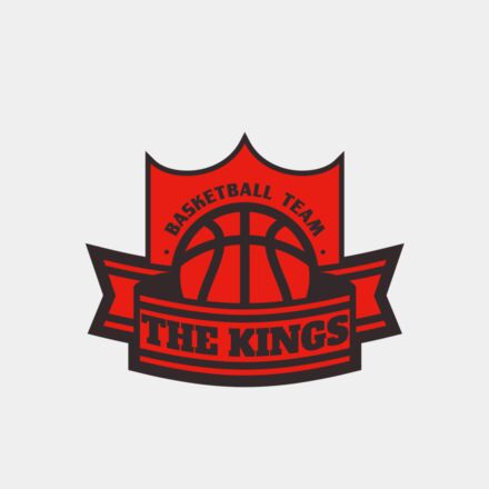 The Kings Basketball team Logo Template Thumbnail