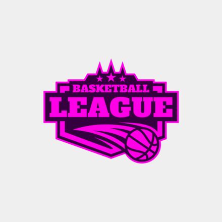 League Basketball logo template 02 Thumbnail