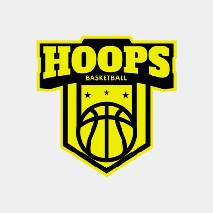 Hoops Basketball logo template 04 Thumbnail