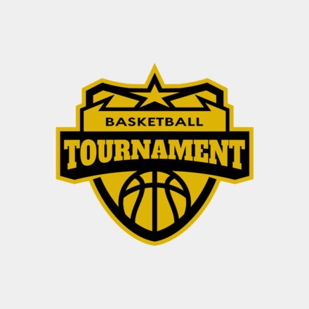 Tournament Basketball logo template 02 Thumbnail