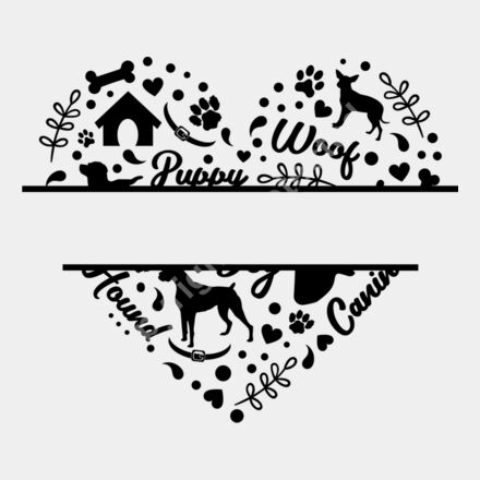 dog heart split Thumbnail