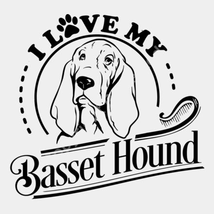 I love my Basset black Thumbnail