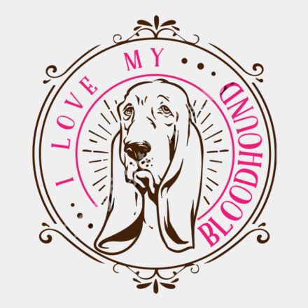 I love my bloodhound Thumbnail