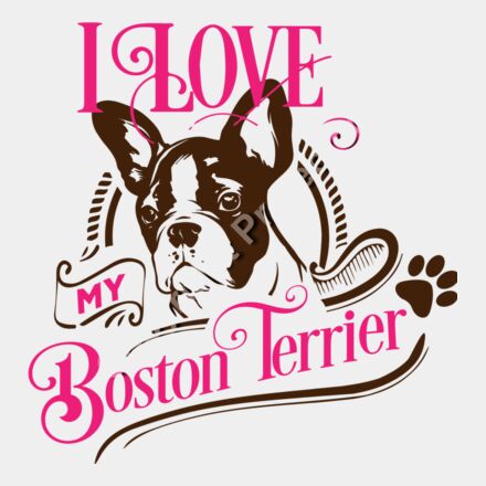 I love my boston Terrier new Thumbnail