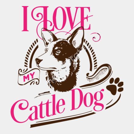 I love my Cattle dog Thumbnail