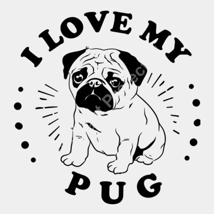 I love my pug Thumbnail
