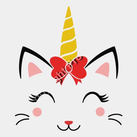 Caticorn with bow Thumbnail
