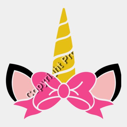 Unicorn monogram Thumbnail