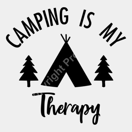camping is my therapy Thumbnail