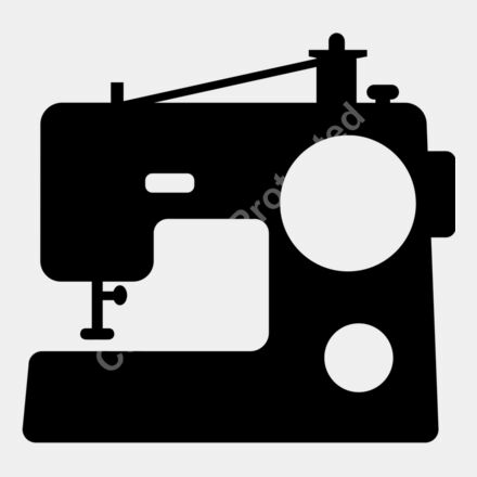 sewing machine circle monogram Thumbnail