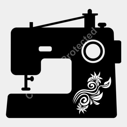 sewing machine floral Thumbnail