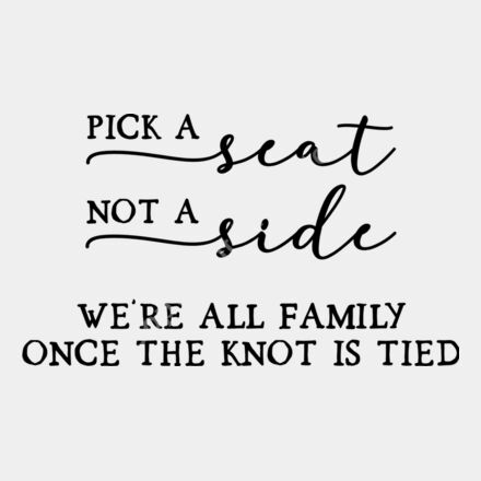Pick a seat not a side we re all  Thumbnail