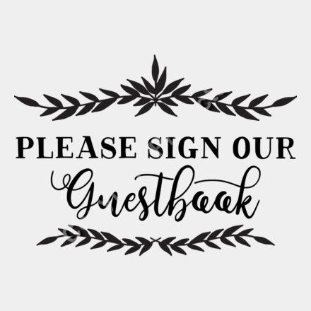 Please sign our guestbook Thumbnail