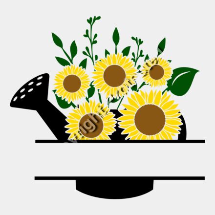 sunflower can multi colored split Thumbnail