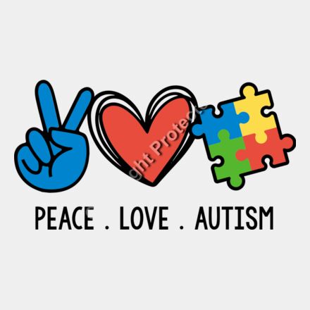 Peace love autism Thumbnail