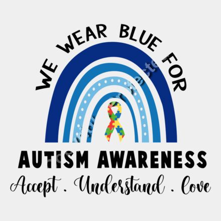 We wear blue for autism awareness Thumbnail