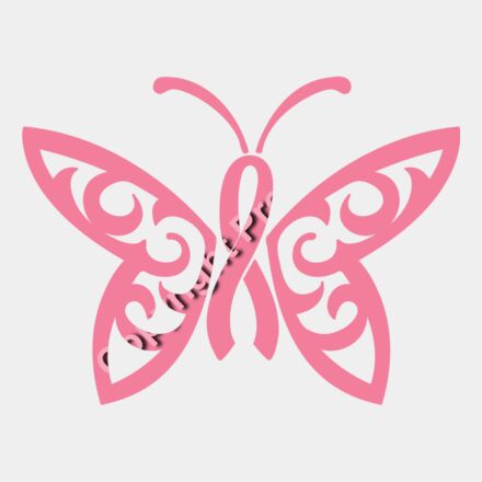 Butterfly cancer ribbon Thumbnail