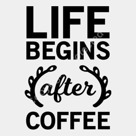 life begins after coffee Thumbnail