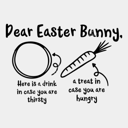 Dear Easter bunny tray Thumbnail