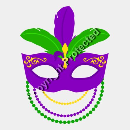 mask with beads Thumbnail
