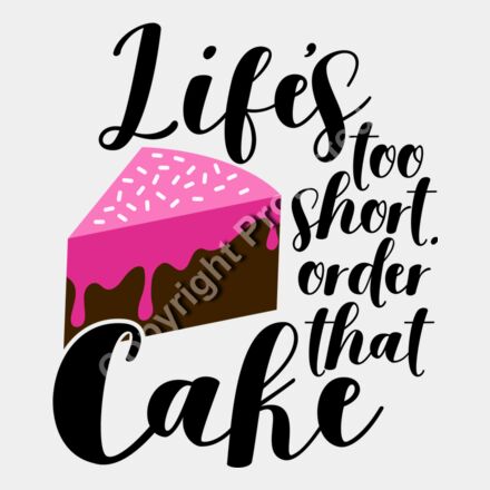 lifes too short order the cake Thumbnail