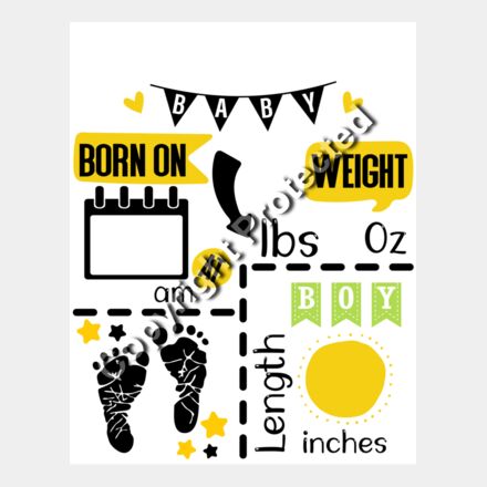 baby feet chart no boxes am boy Thumbnail