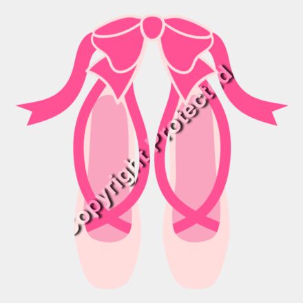 ballet shoes with bow Thumbnail