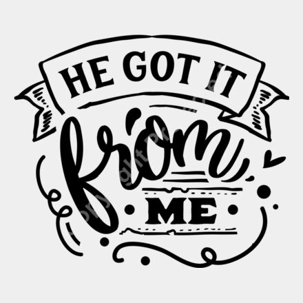 He got it from me Thumbnail