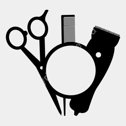 barber circle monogram Thumbnail