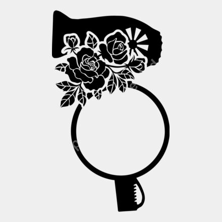 circle monogram blowdryer Thumbnail