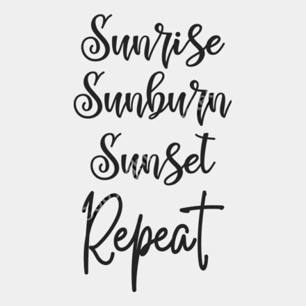 Sunrise Sunburn Sunset Repeat Thumbnail