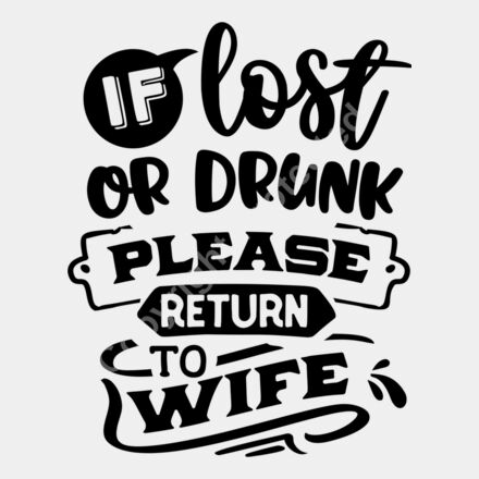 If lost or drunk wife Thumbnail