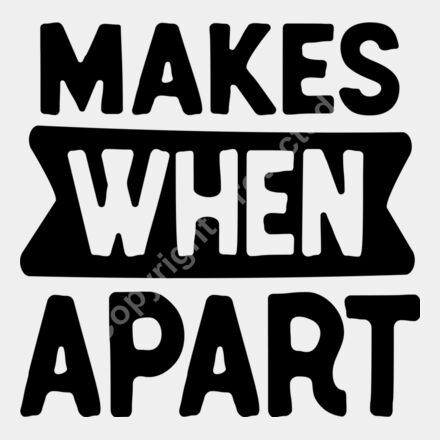 Makes when apart Thumbnail