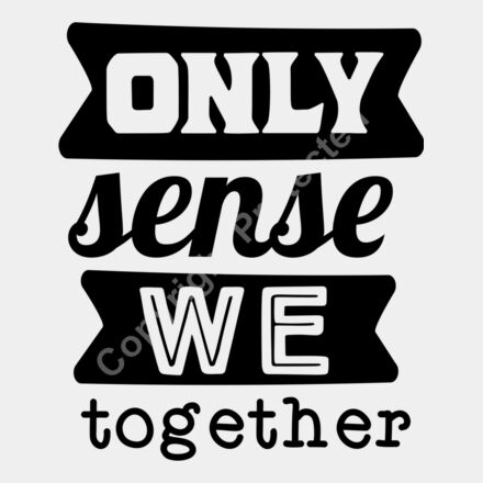 Only sense when together Thumbnail