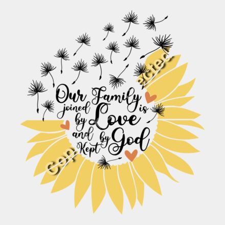 our family is joined by love and kept by God Thumbnail