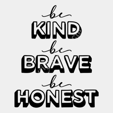 Be kind be brave be honest Thumbnail