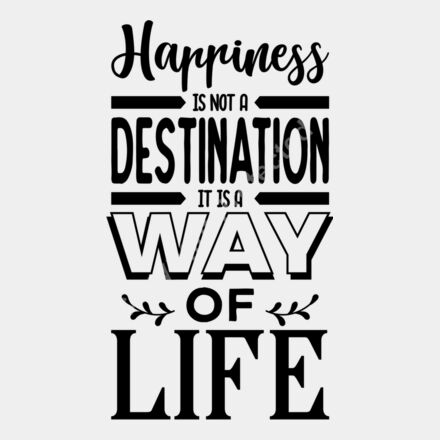Happiness is not a destination it is Thumbnail