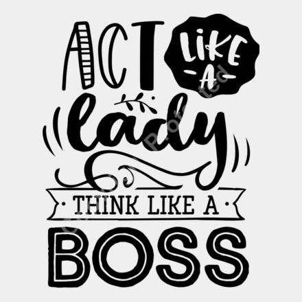 Act like a lady think Thumbnail