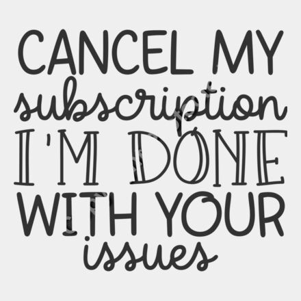 Cancel my subscription Thumbnail