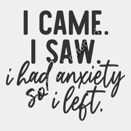i came i saw i had anxiety Thumbnail