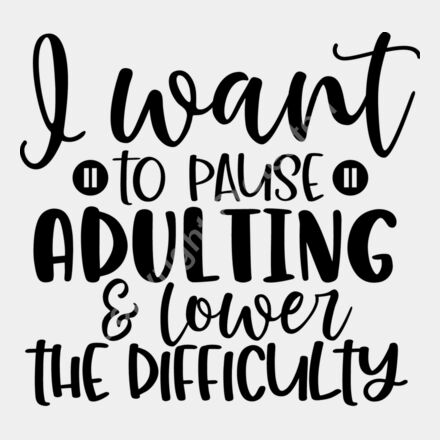 IWantToPauseAdulting Thumbnail