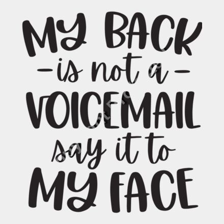 MyBackIsNotAVoicemail Thumbnail