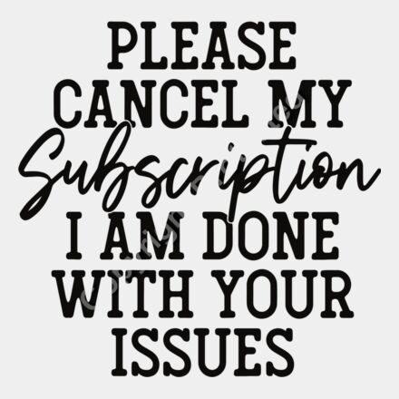 please cancel my subscription Thumbnail