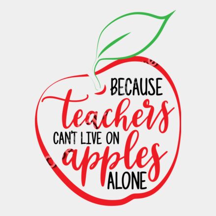 Because teachers cant live on apples alone Thumbnail