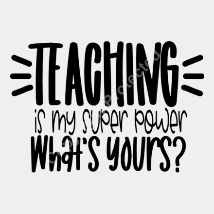 Teaching is my super power 3 Thumbnail