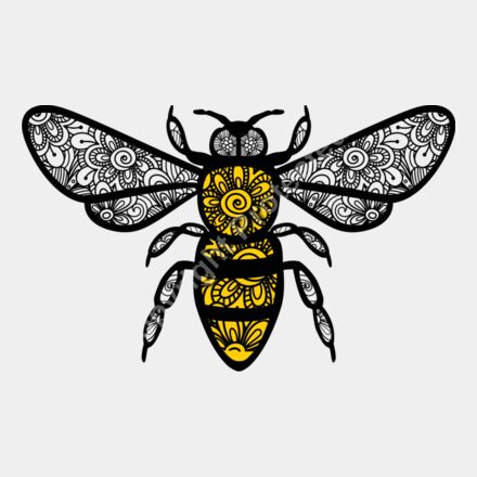 Bee Zentangle Thumbnail