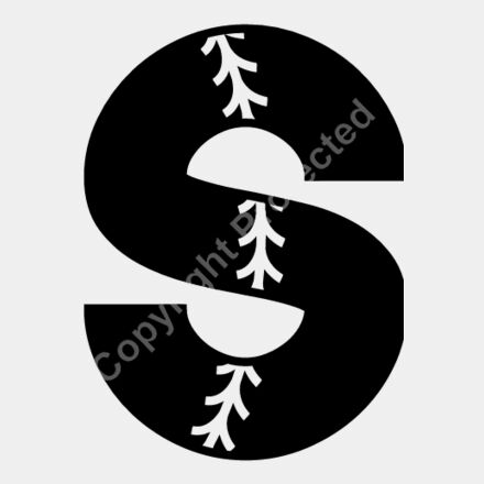 Baseball Alphabet S left Thumbnail